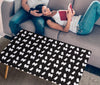 American Eskimo Dog Pattern Print Rectangular Coffee Table