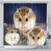 Roborovski Hamster Print Shower Curtains-Free Shipping