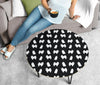 American Eskimo Dog Pattern Print Circular Coffee Table