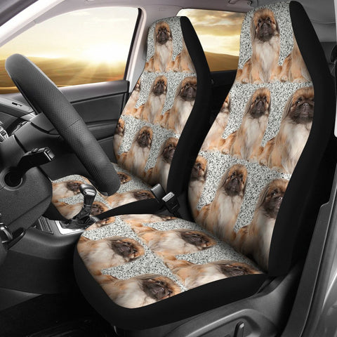 Pekingese Dog Patterns Print Car Seat Covers-Free Shipping