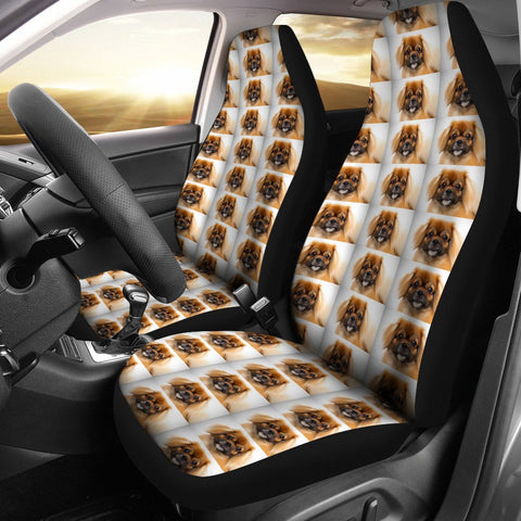 Tibetan Spaniel Patterns2 Print Car Seat Covers-Free Shipping