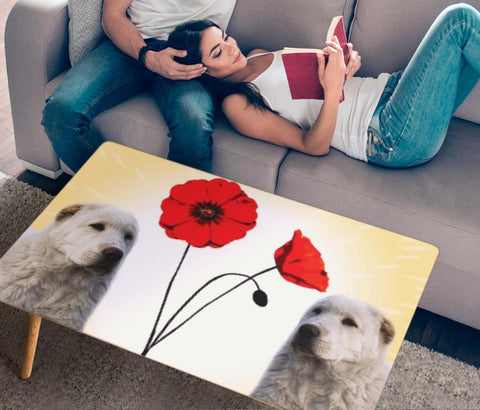 Amazing Central Asian Shepherd Dog Print Rectangular Coffee Table