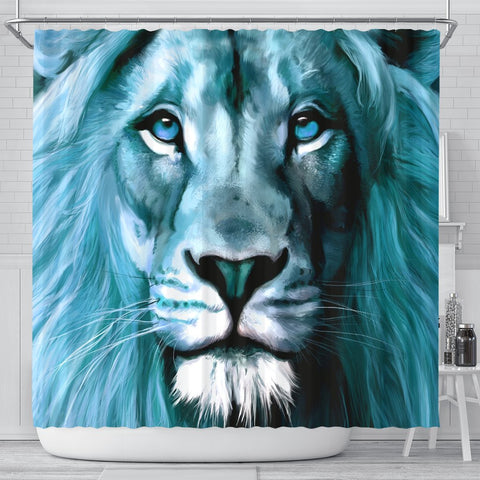 Amazing Lion Art Print Limited Edition Shower Curtains-Free Shipping