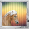 Haflinger Horse Print Shower Curtain-Free Shipping