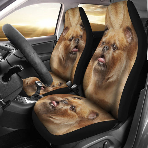 Brussels Griffon (Griffon Bruxellois) Print Car Seat Covers-Free Shipping