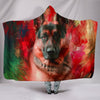 Amazing German Shepherd Print Hooded Blanket