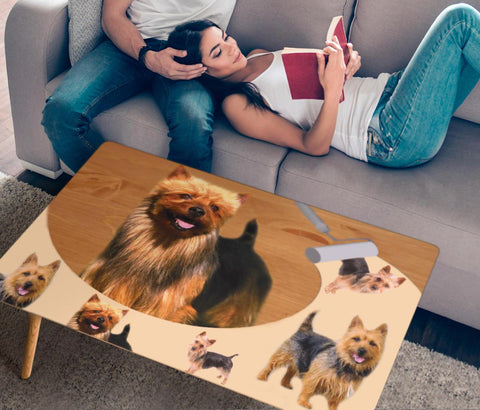 Australian Terrier Print Rectangular Coffee Table