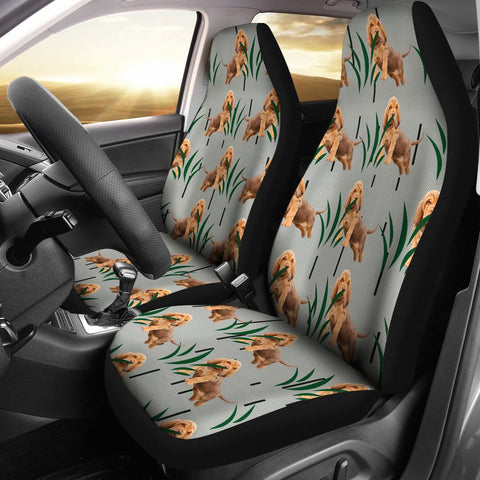 Bloodhound Dog Patterns Print Car Seat Coves-Free Shipping