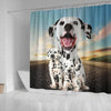 Lovely Dalmatian Print Shower Curtains-Free Shipping