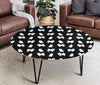 American Eskimo Dog Pattern Print Circular Coffee Table