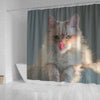 Cute Birman Cat Print Shower Curtain-Free Shipping
