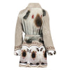 Himalayan guinea pig Print Women's Bath Robe-Free Shipping