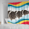 Rex guinea pig Print Shower Curtain-Free Shipping