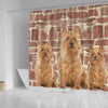 Australian Terrier Print Shower Curtains-Free Shipping