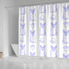 Pembroke Welsh Corgi Dog Print Shower Curtain-Free Shipping