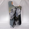 Great Dane Dog Print Hooded Blanket