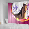Kiger Mustang Horse Print Shower Curtain-Free Shipping