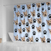 Cairn Terrier Print Shower Curtain-Free Shipping