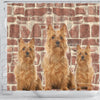 Australian Terrier Print Shower Curtains-Free Shipping