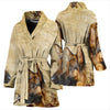 Amazing German Shepherd Print Women's Bath Robe-Free Shipping
