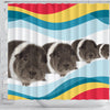 Rex guinea pig Print Shower Curtain-Free Shipping