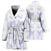 Pembroke Welsh Corgi Paws Print Women's Bath Robe-Free Shipping