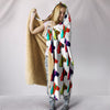 Great Dane Dog Pattern Print Hooded Blanket