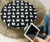 American Eskimo Dog Pattern Print Circular Coffee Table
