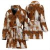 Abyssinian guinea pig Print Women's Bath Robe-Free Shipping