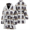 Amazing Affenpinscher Dog Pattern Print Women's Bath Robe-Free Shipping