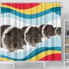 Rex guinea pig Print Shower Curtain-Free Shipping