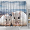 Cute Chinese Hamster Print Shower Curtains-Free Shipping