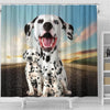Lovely Dalmatian Print Shower Curtains-Free Shipping