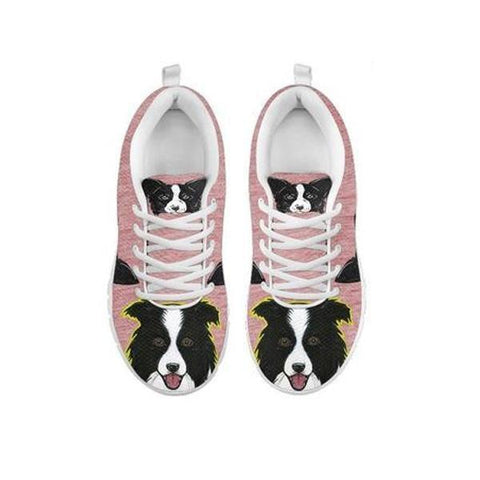 Lovely Border Collie Dog-Women's Running Shoes-Free Shipping-For 24 Hours Only-Paww-Printz-Merchandise