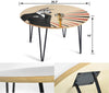 Amazing Great Dane Dog Print Circular Coffee Table