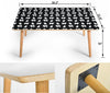 American Eskimo Dog Pattern Print Rectangular Coffee Table