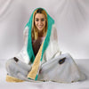 American Eskimo Dog Print Hooded Blanket
