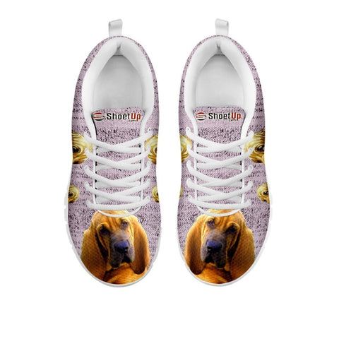 Amazing Bloodhound Dog-Women's Running Shoes-Free Shipping-For 24 Hours Only-Paww-Printz-Merchandise