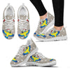 Hyacinth Macaw Parrot2 Print Christmas Running Shoes For Women-Free Shipping-Paww-Printz-Merchandise