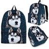 Siberian Husky Dog Print Backpack-Express Shipping-Paww-Printz-Merchandise