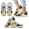 Labrador Retriever On Black Print-Kid's Running Shoes-Free Shipping-Paww-Printz-Merchandise
