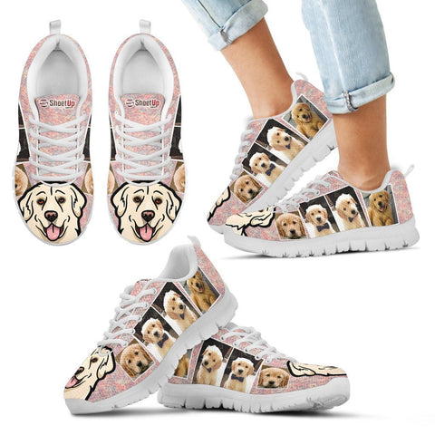 Unique Golden Retriever Collage Print Running Shoes For Kids-Free Shipping-Paww-Printz-Merchandise