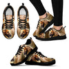 On Demand Dog Print (Black/White) Running Shoes For Women-Free Shipping-Paww-Printz-Merchandise