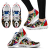 Saint Bernard Dog Print Running Shoe For Women- Free Shipping-Paww-Printz-Merchandise