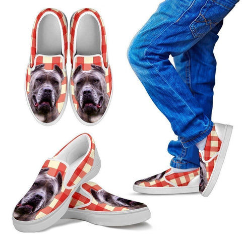 Perro De Presa Print Slip Ons For Kids- Express Shipping-Paww-Printz-Merchandise