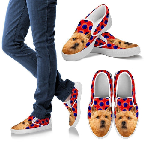 Norwich Terrier Print Slip Ons For Women-Express Shipping-Paww-Printz-Merchandise