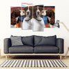 English Springer Spaniel Print-5 Piece Framed Canvas- Free Shipping-Paww-Printz-Merchandise