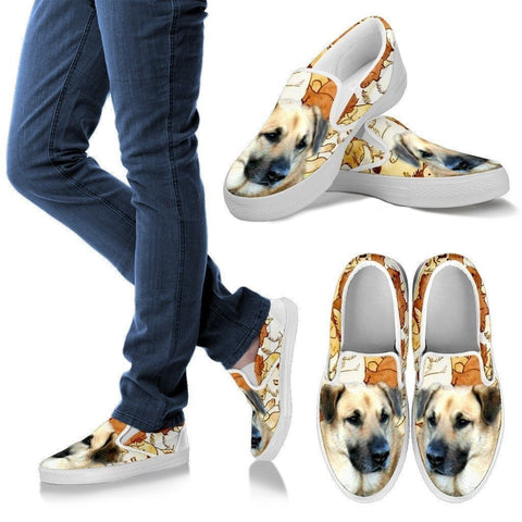Chinook Dog Print Slip Ons For Women- Express Shipping-Paww-Printz-Merchandise