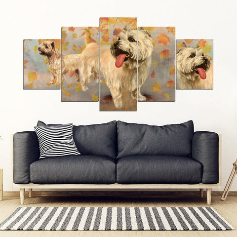 Cairn Terrier Print-5 Piece Framed Canvas- Free Shipping-Paww-Printz-Merchandise