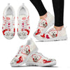 Valentine's Day Special Maltese Dog 2Print Running Shoes For Women- Free Shipping-Paww-Printz-Merchandise